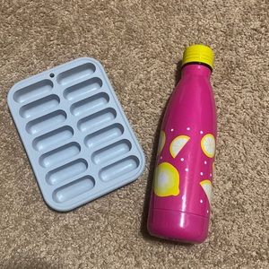 Water Bottle and Ice Tray